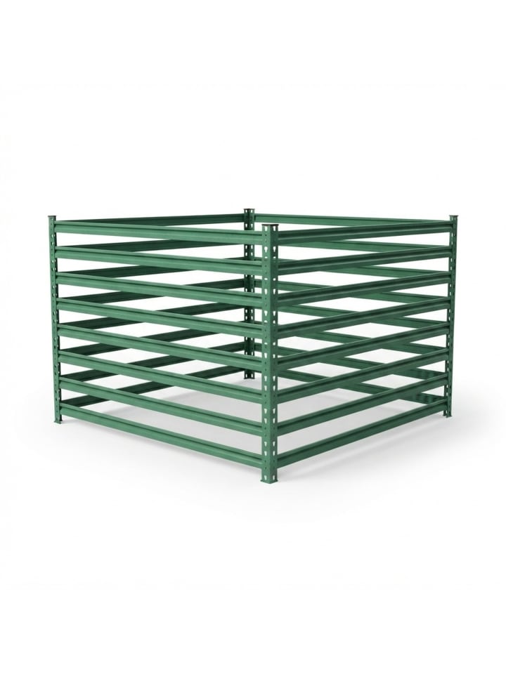 Komposter in Grün - (B)120 x (H)90 x (T)120 cm