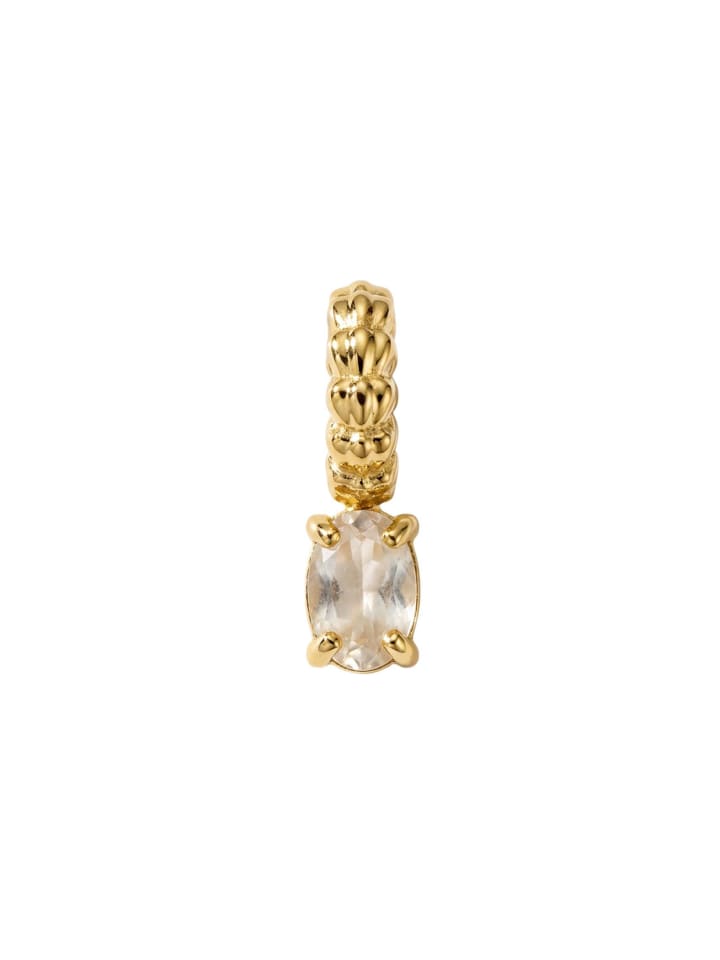 Charm LEI Geburtsstein Juni Mondstein Gold