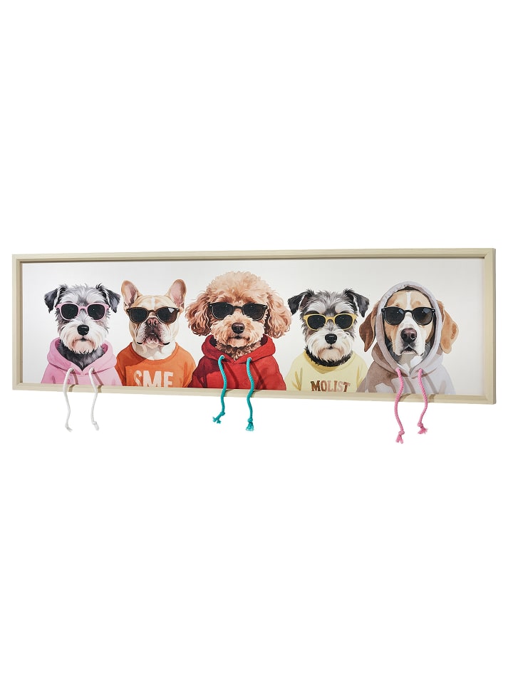 Wandobjekt DOGCREW in Beige