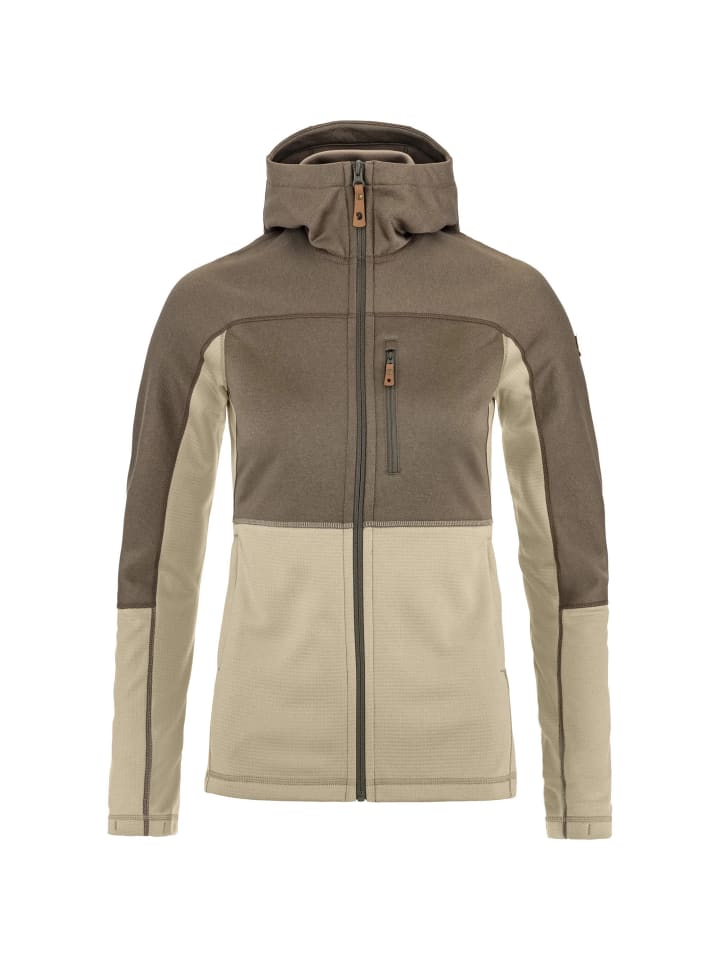Fleecejacke in beige