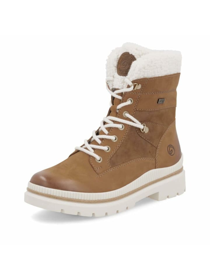 Schnür-Stiefeletten für Damen in braun