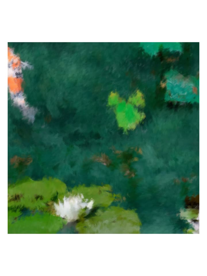 Tapete Impressionistischen in Grün - (W) 200 × (L) 280 cm
