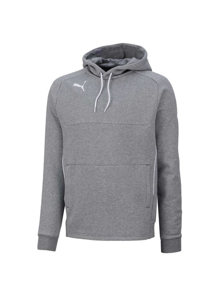 Hoodie Seitentaschen in grau