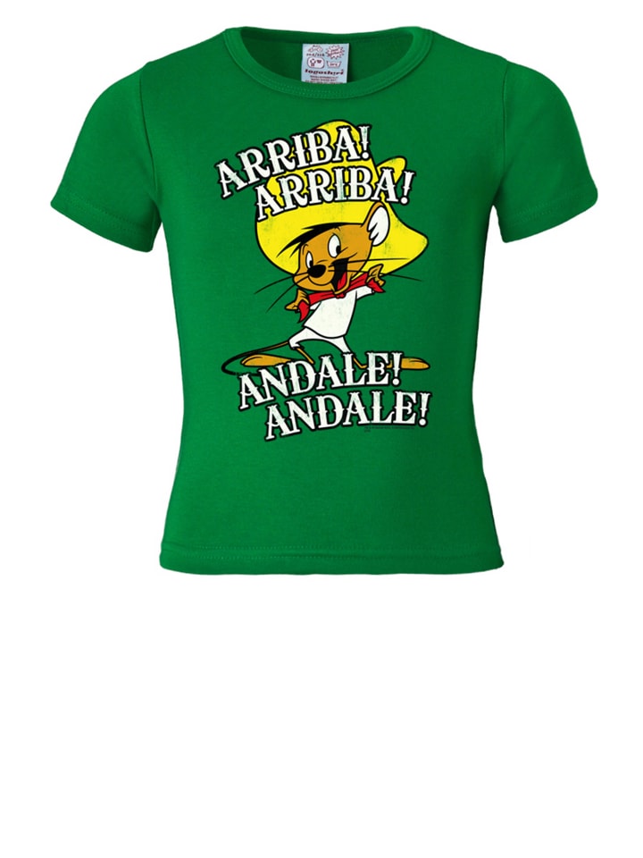 T-Shirt Speedy Gonzales - Looney Tunes in grün