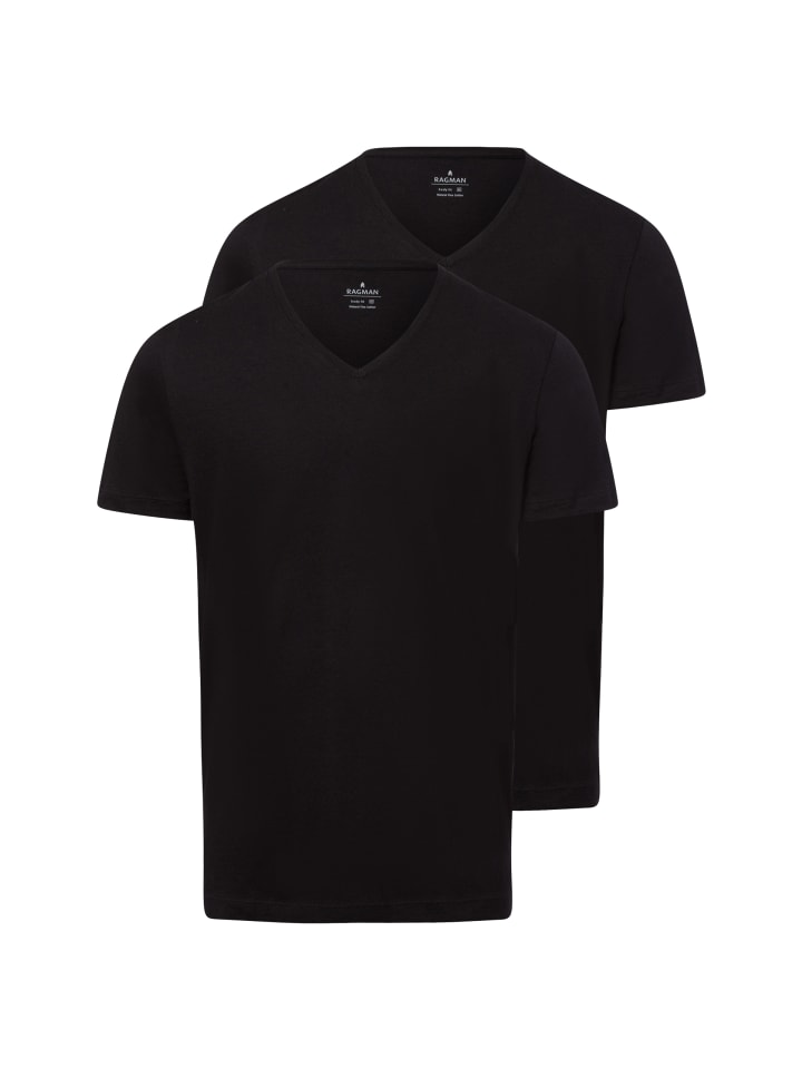 T-Shirt in schwarz