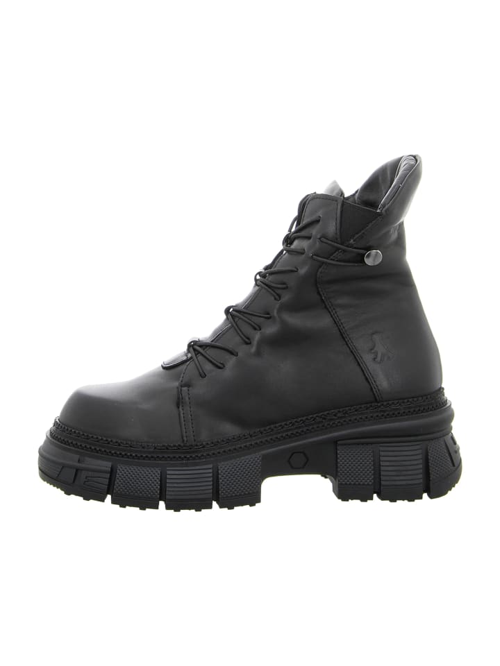Schnürboots in Schwarz