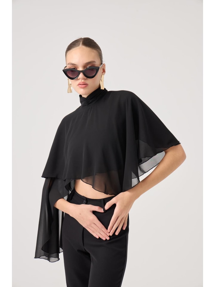 Blouse in Schwarz
