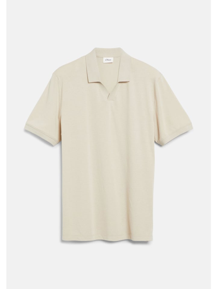 Polo-Shirt in 8148_beige