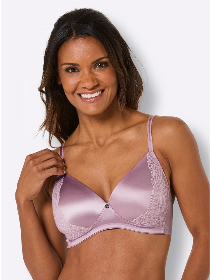 Schalen-BH ohne Bügel in mauve