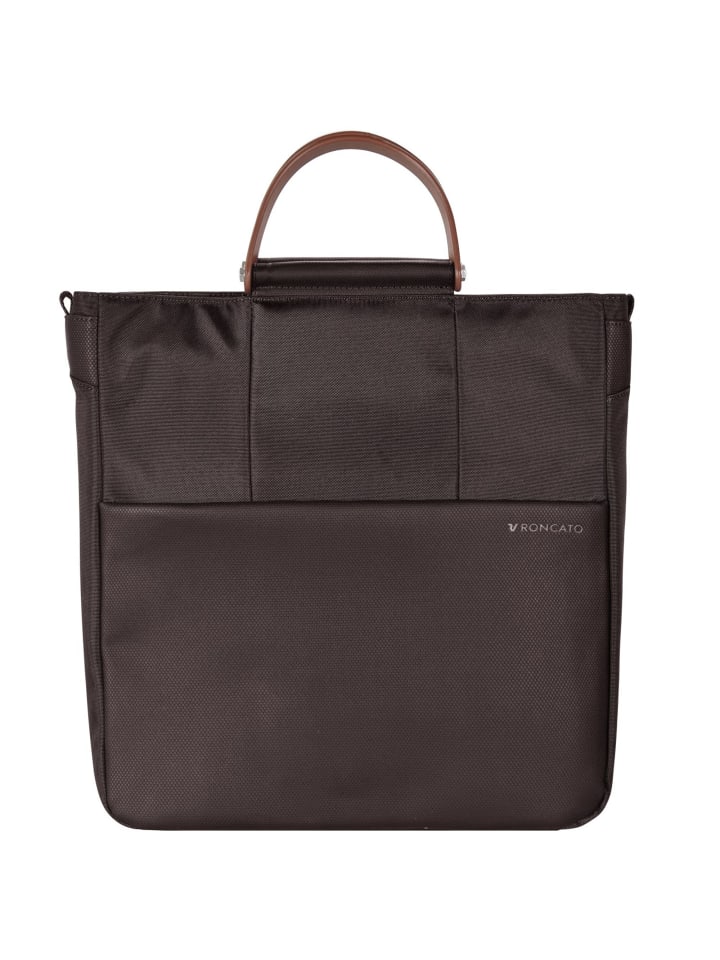 Wireless Shopper Tasche 35 cm testa di moro