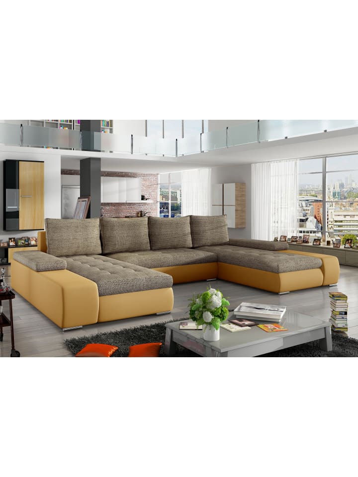 Mary in Beige - (L) 200 x (B) 363 x (H) 88 cm