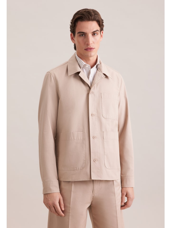 Jacke Regular in Beige