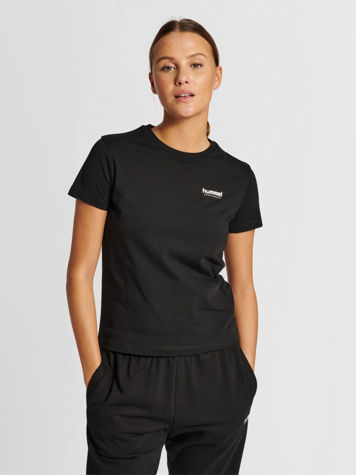 T-Shirt Hmllgc Kristy Damen in BLACK
