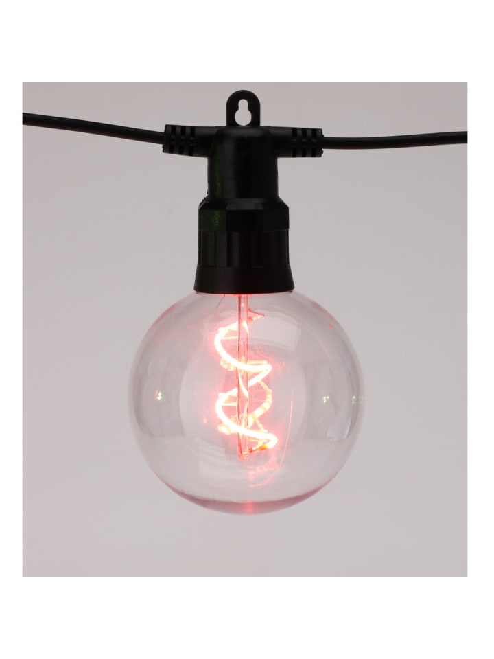 LED-Lichterkette in schwarz