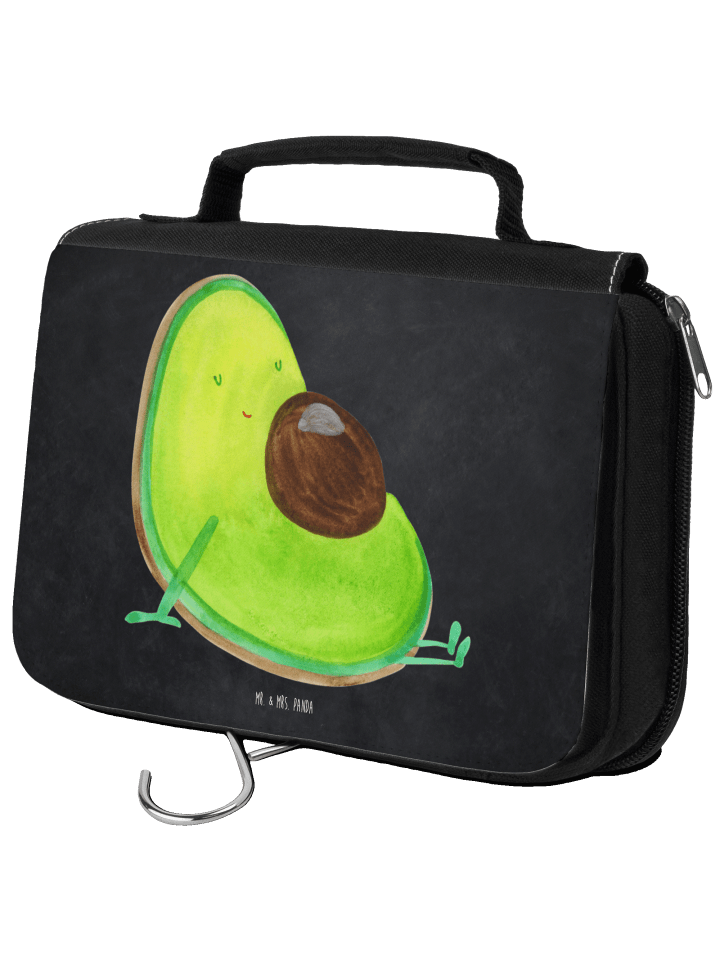 Kulturbeutel Avocado Schwangerschaft ohne Spruch in Kreidetafel