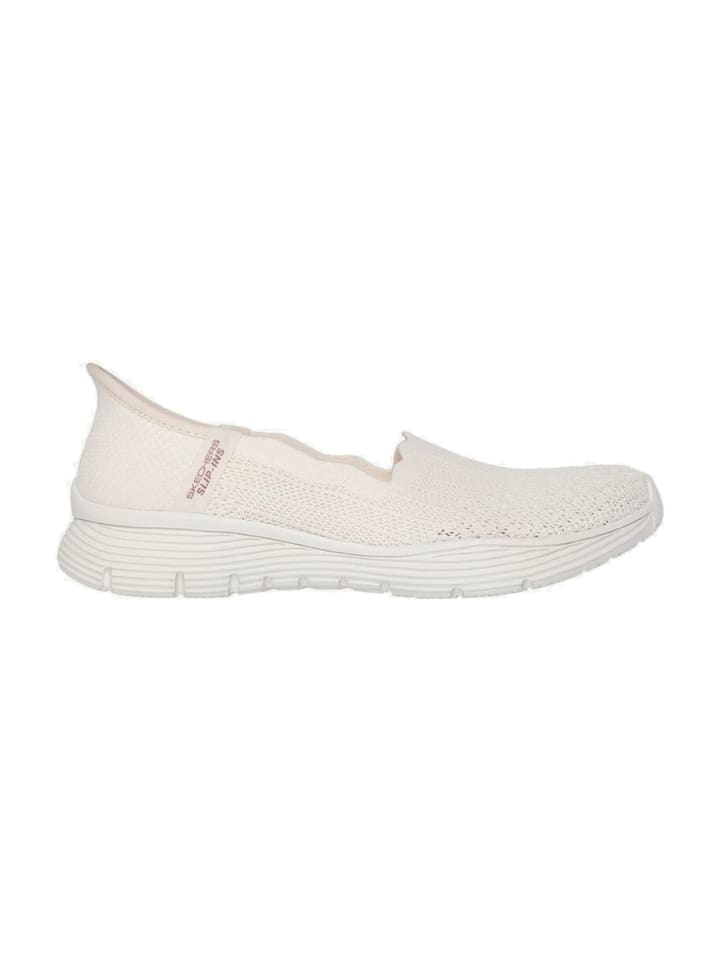 Sportliche Slipper in Beige
