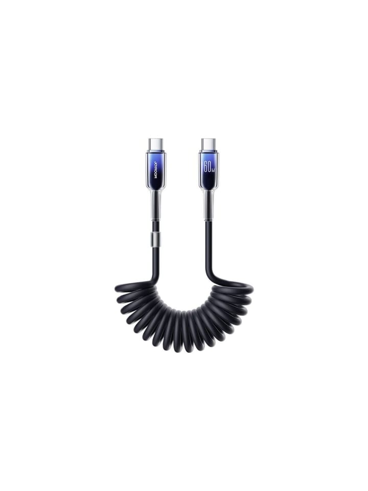 Joyroom Schnell-Ladekabel 60W USB-C - USB-C 1.5m schwarz