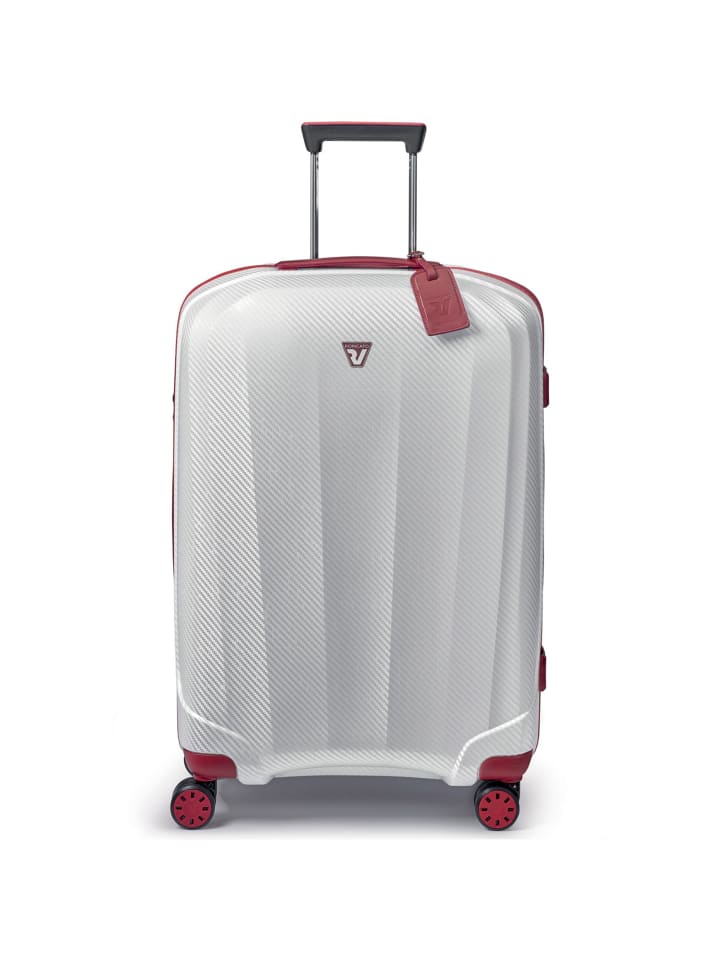 We Are Glam 4 Rollen Trolley 70 cm rosso-bianco