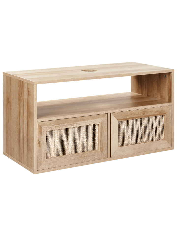 Waschbeckenunterschrank ROSELL in Naturfarben/Braun