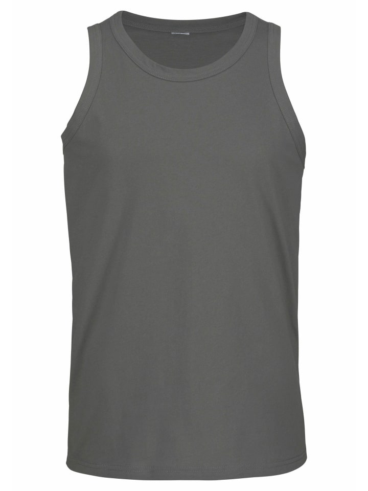 Tanktop in olivgrün, schwarz, dunkelgrau