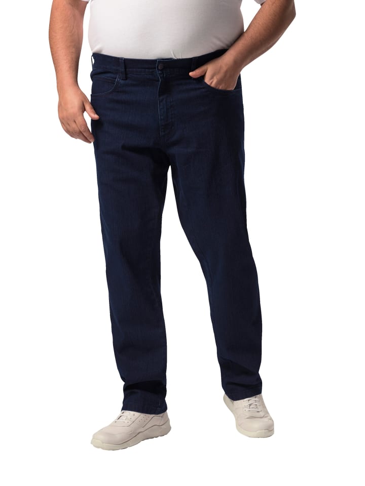 Jeanshose in dark blue denim