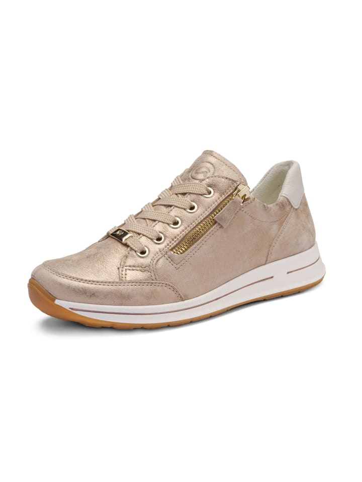 Schnürschuh in beige
