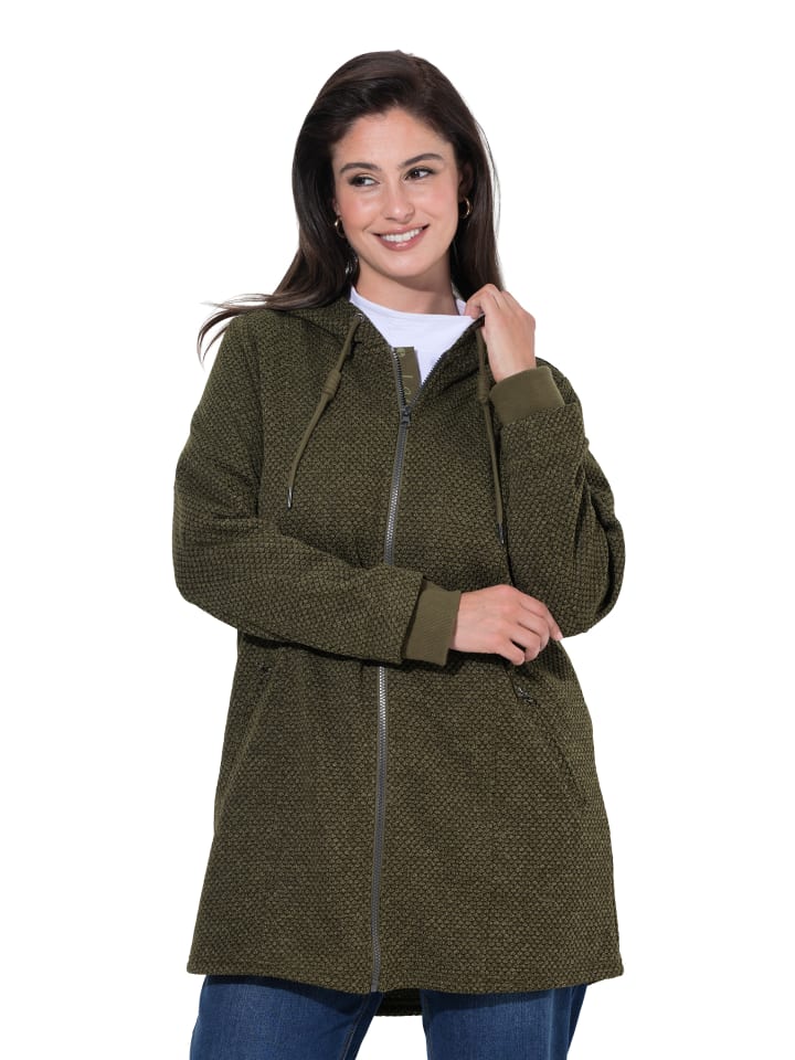 Jacke in dunkel khaki
