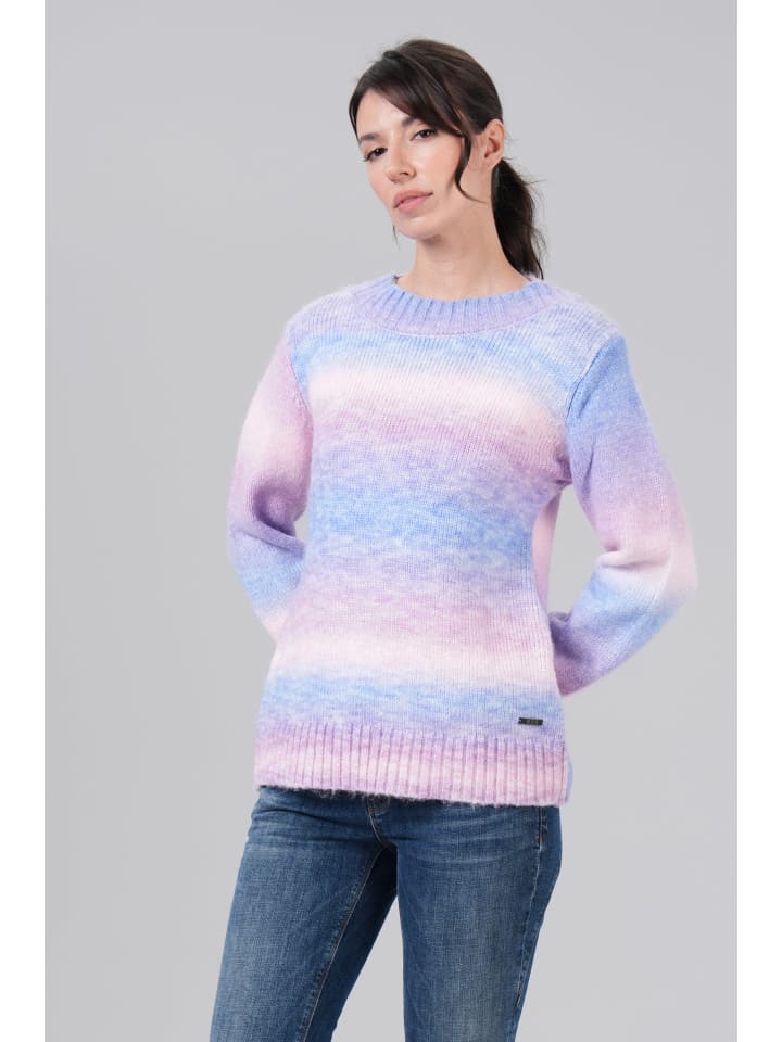 Pullover Purple Block