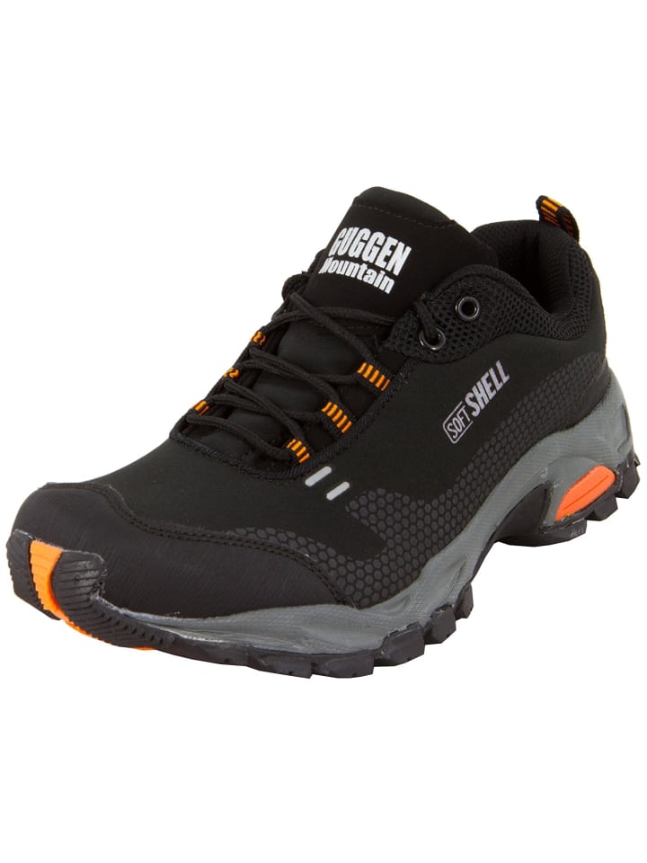 Trekkingschuhe Schwarz-Orange
