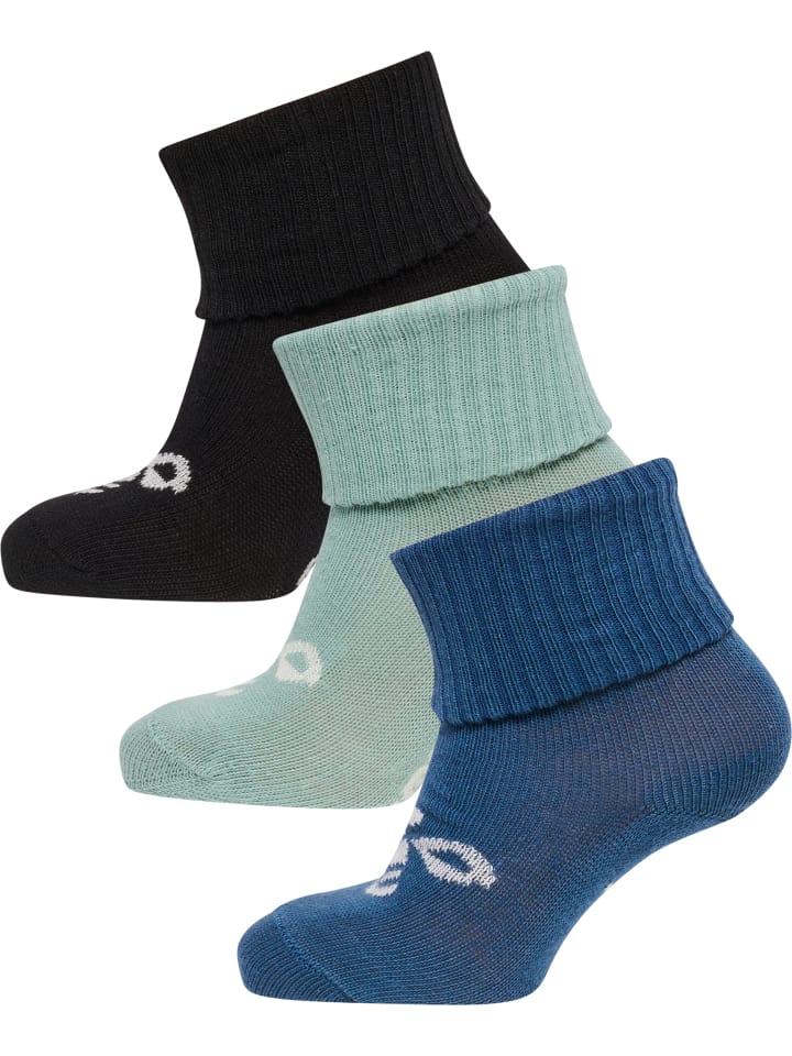 Crew Socken Sora 3-Pack Kinder in BLUE SURF