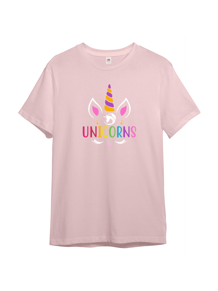 Kinder T-Shirt, Einhorn in Rosa