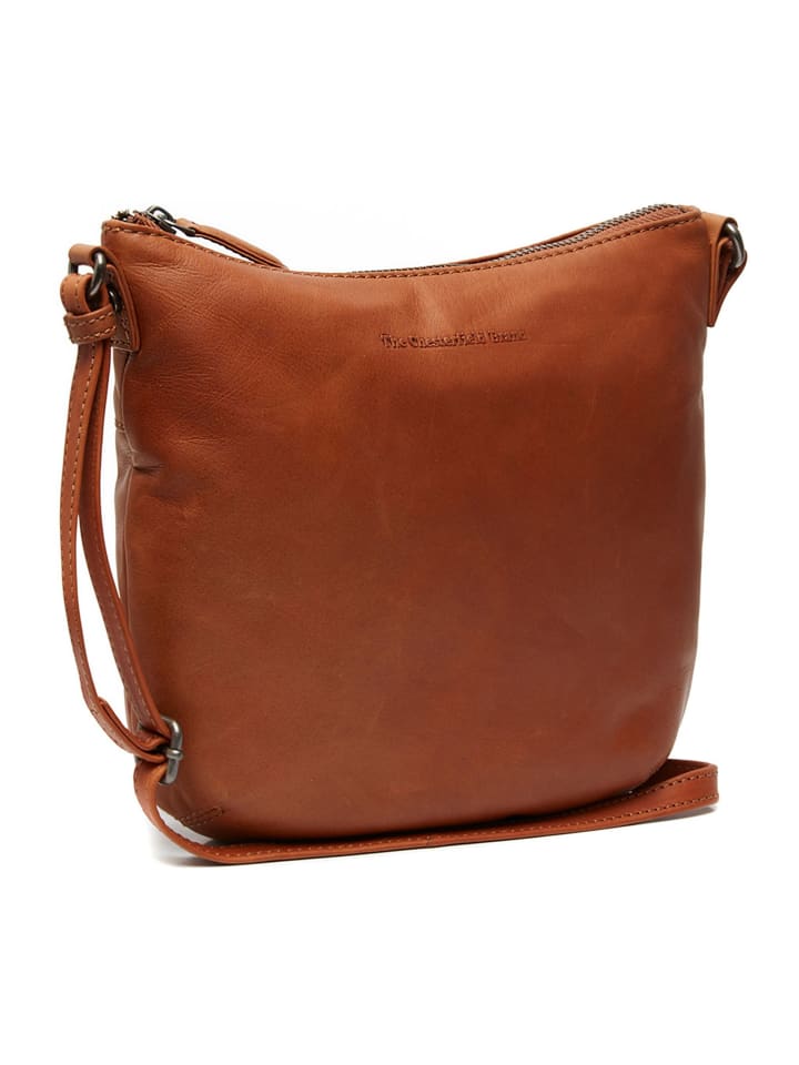 Redding Schultertasche Leder 23.5 cm cognac