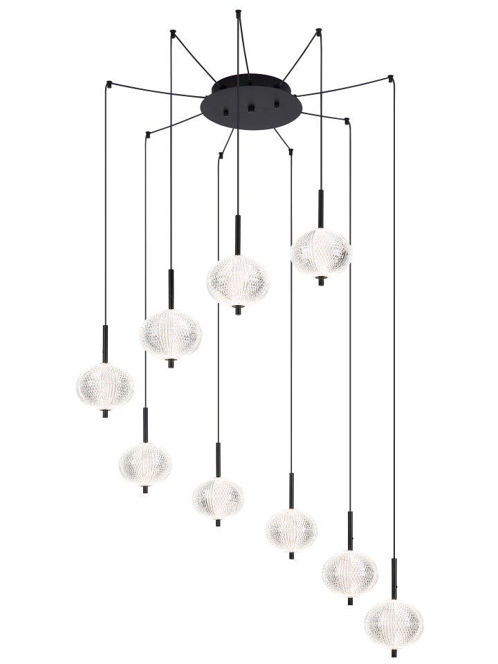 Hängeleuchte "AIDA" in black