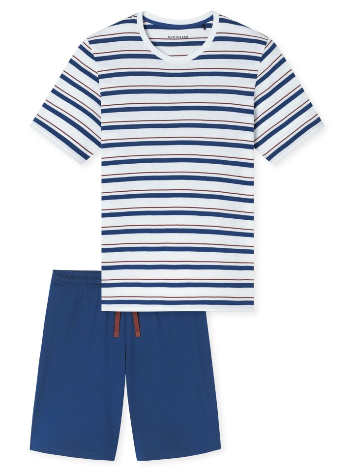 Pyjama Casual in Weiß