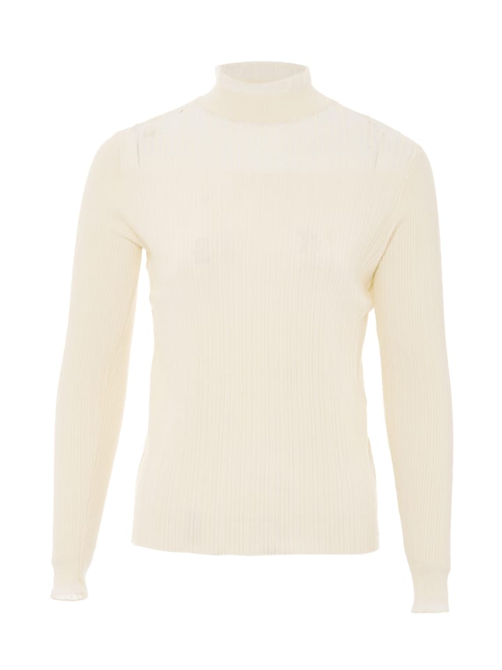 Women Strickpullover in Wollweiss