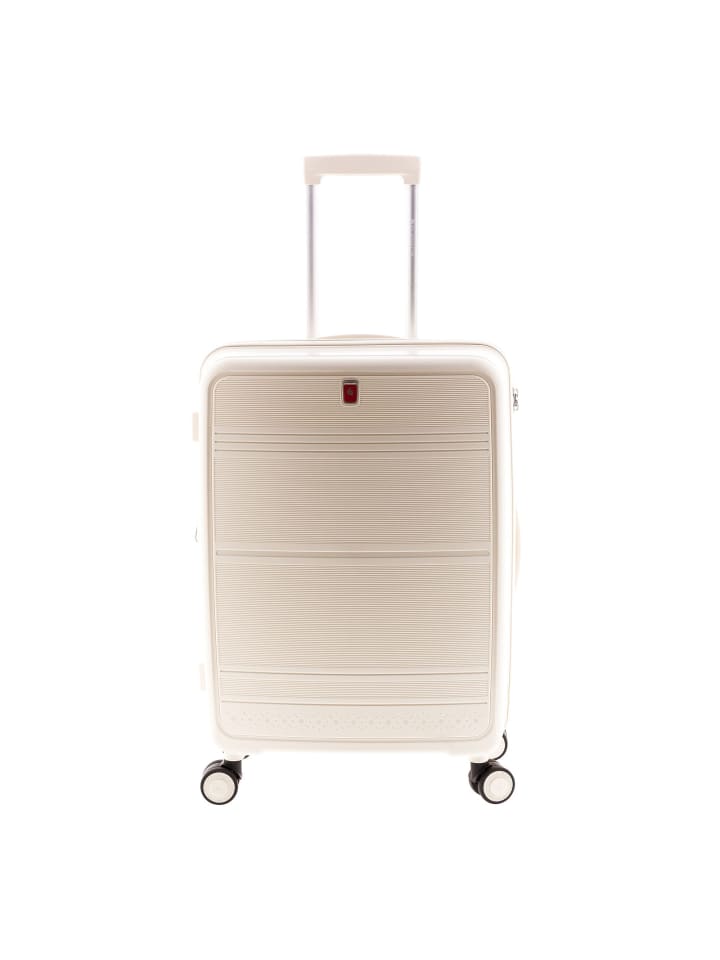 3500 4 Rollen Trolley 65 cm mit Dehnfalte sand white