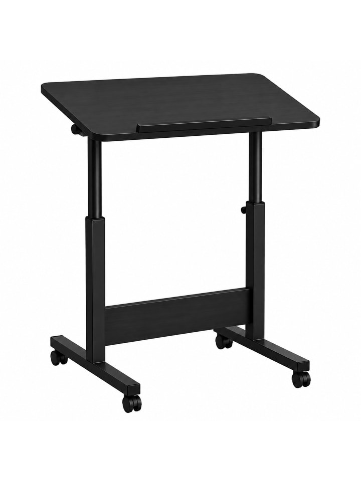 Laptoptisch in Schwarz - (B)60 x (H)67-90 x (T)40 cm