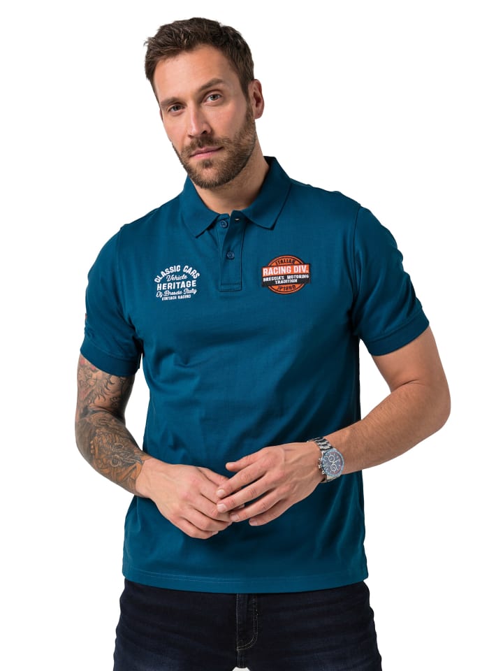 Poloshirt in tintenblau