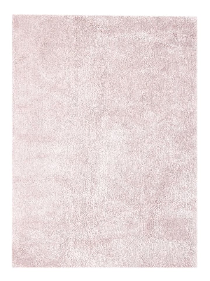 Hochflor Teppich Bianca 110 in Puderrosa