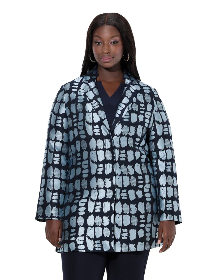 Jacke in dunkles marine