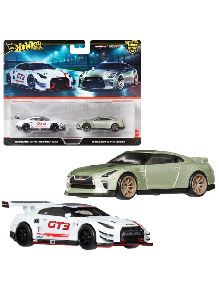 Nissan GT-R Nismo GT3 & Nissan GT-R | Hot Wheels Premium Fahrzeuge