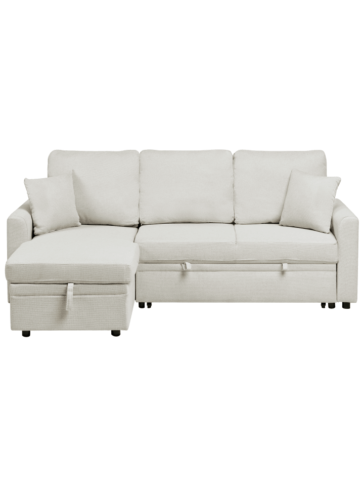 3-tlg 3-Sitzer Sofa NASSJO in Weiß rechtsseitig