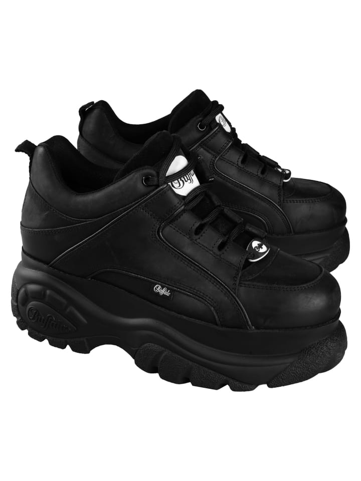 Plateauboots in Schwarz