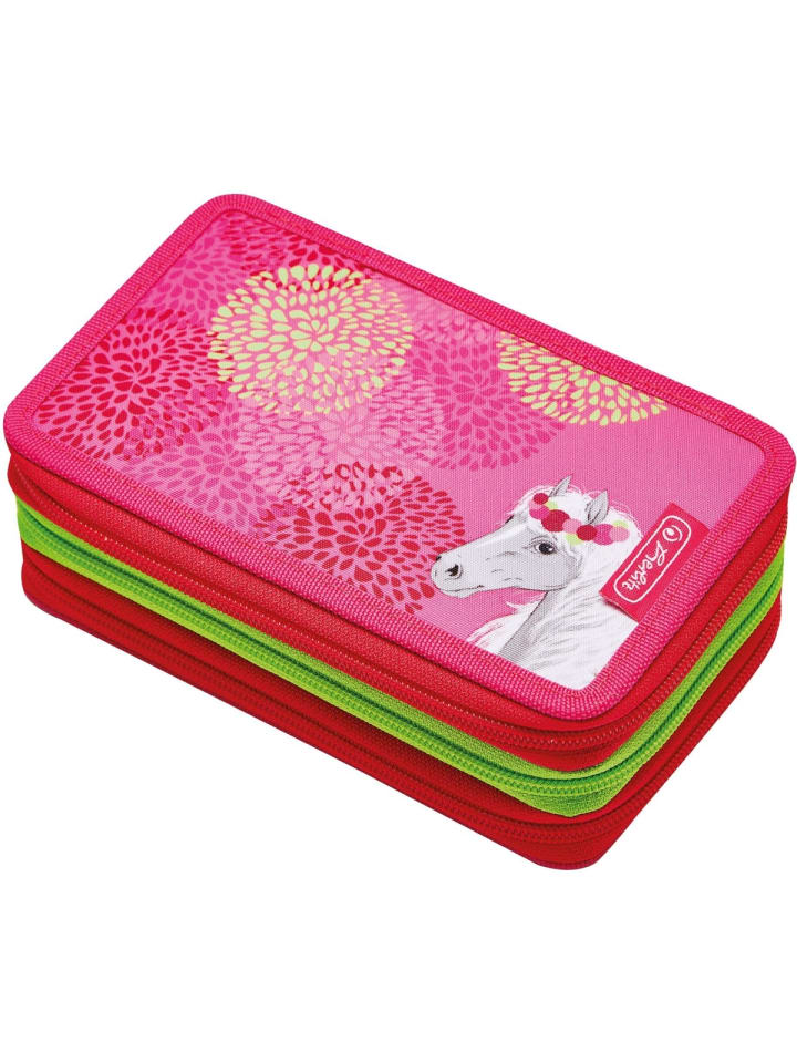 Schüleretui TriCase 31-teilig Bloomy Horse Polyester BxHxT 1...