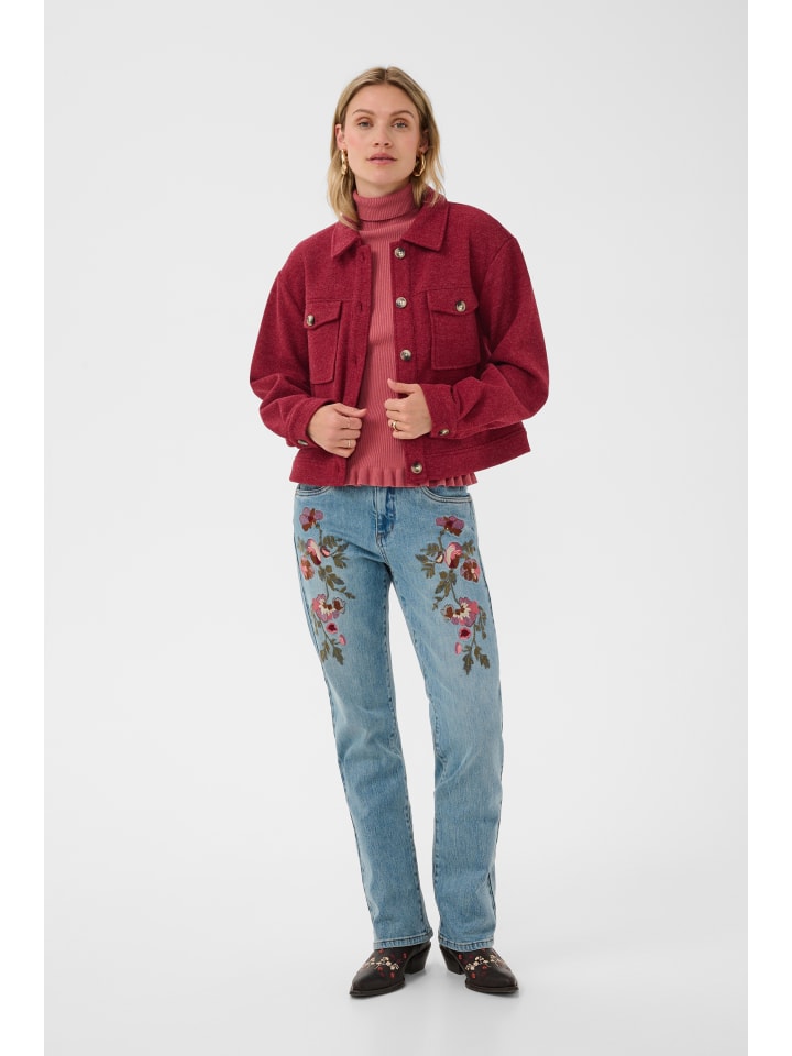 Jacke CRMarigold Loose fit in Cabernet