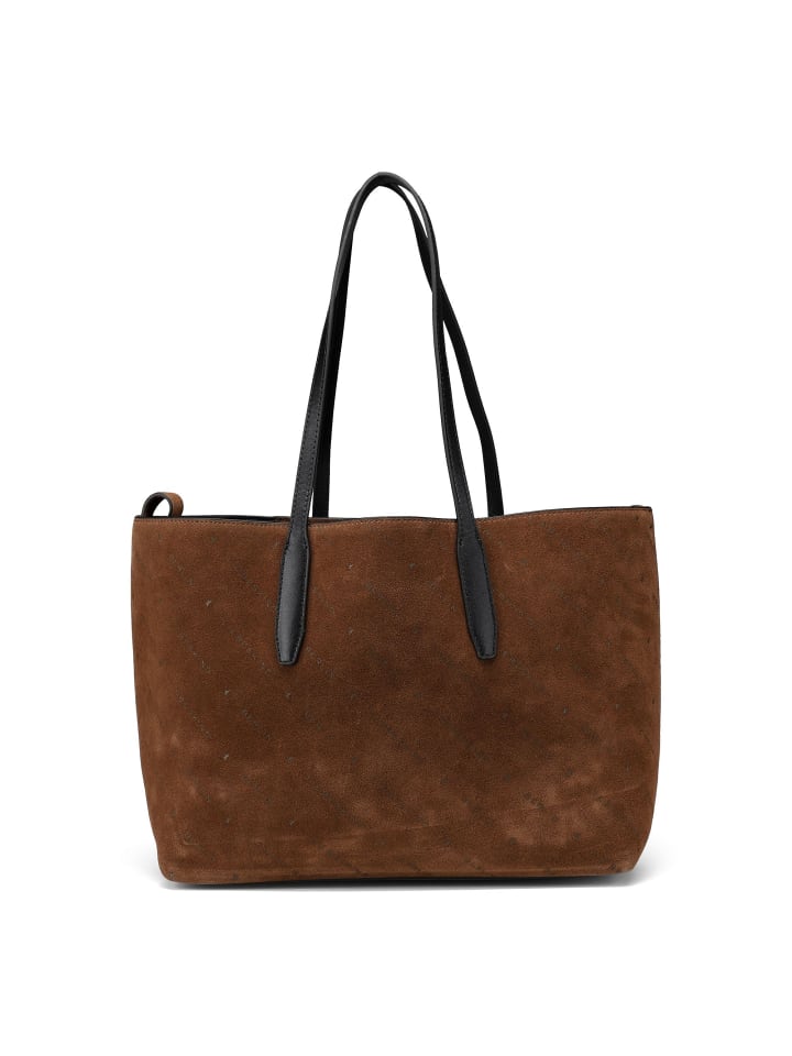 Monogram Shopper Tasche Leder 47 cm safari