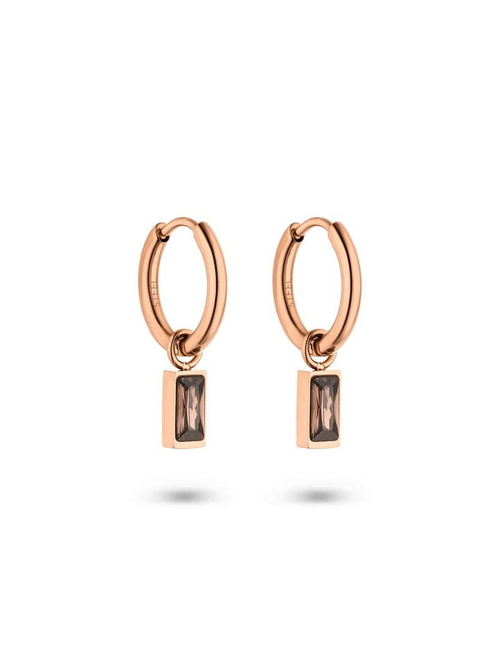 Creolen Signature Stone in roségold