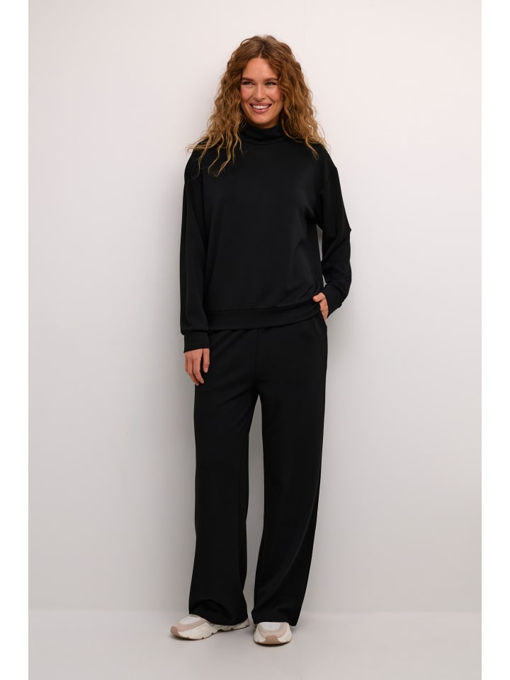 Sweatshirt KAannika Loose fit in Black Deep