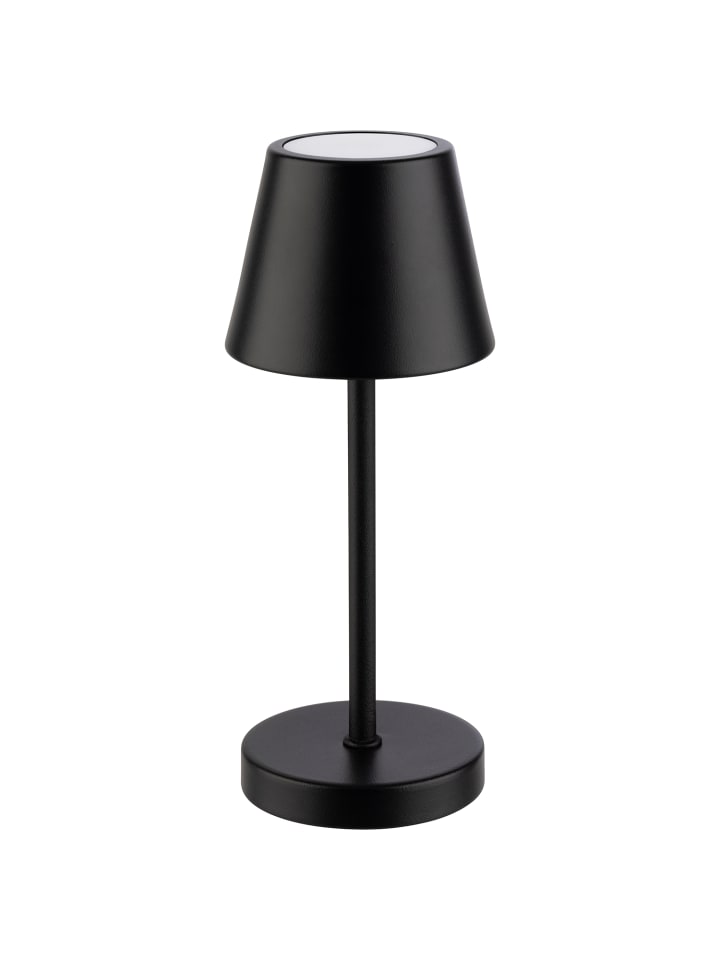 Tischleuchte Merle Micro in Schwarz, Ø 8 cm , Metall