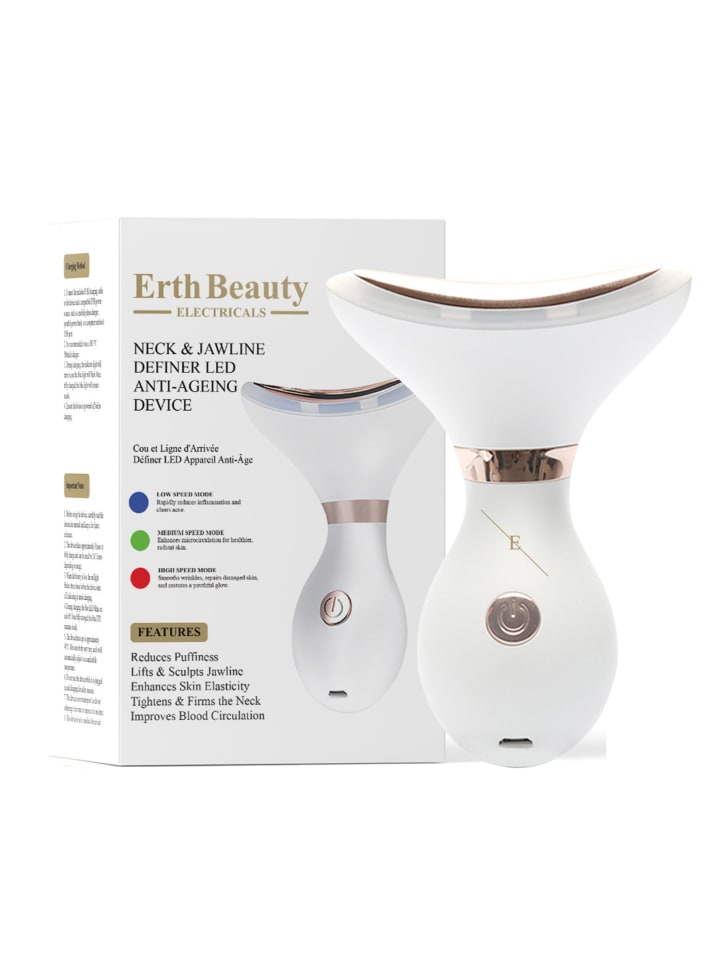 LED-Anti-Aging-System zum Definieren von Hals und Kieferpartie